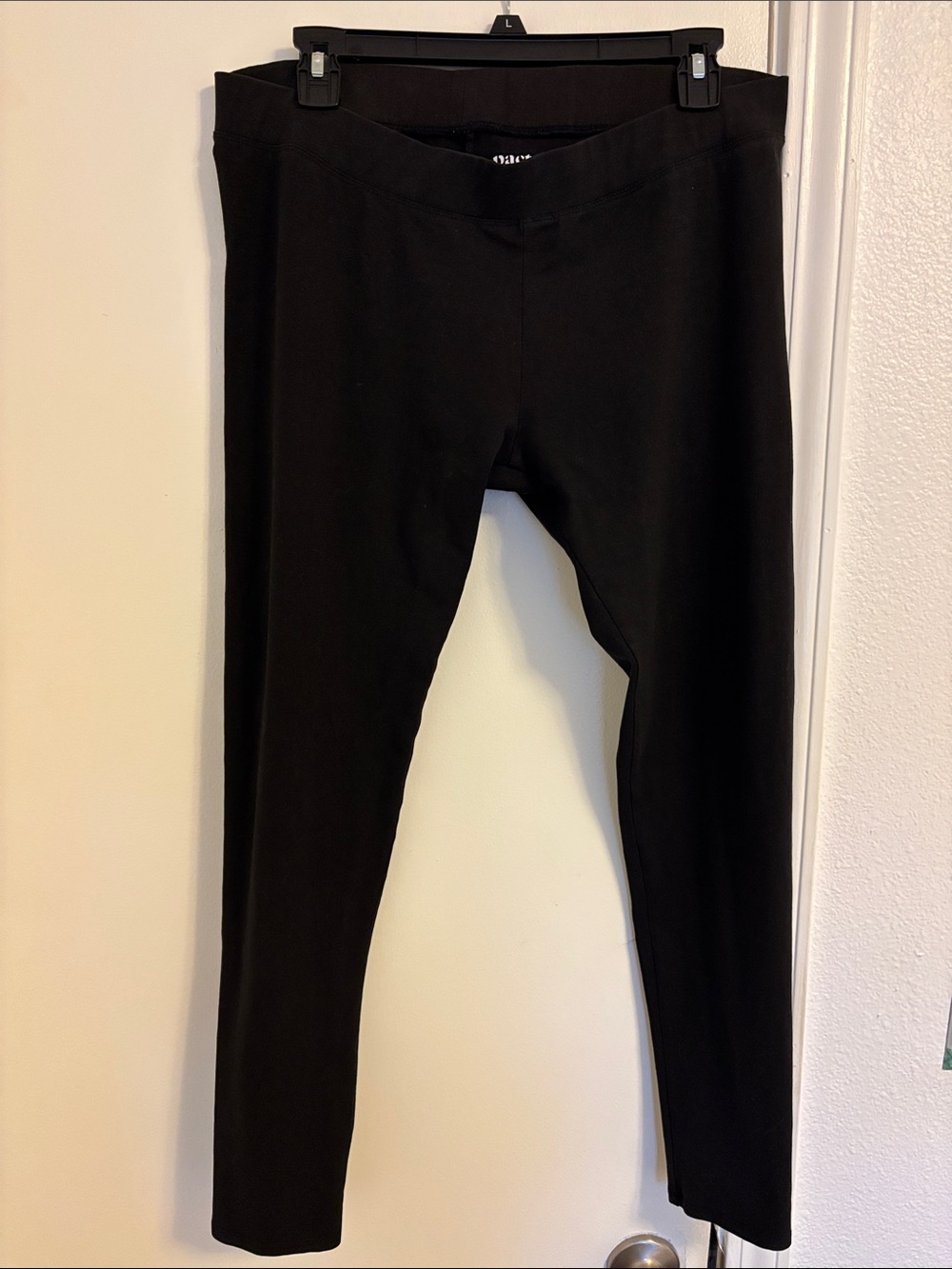 Pact Womens Black Stretch Leggings